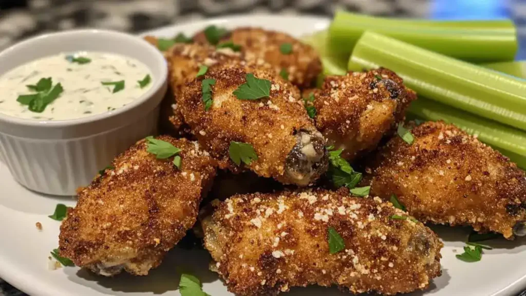 uffalo Wild Wings-inspired dish with crispy chicken wings and signature sauces