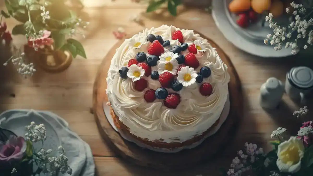 Easy Fruit Cake 2025 with vibrant fruits and nuts, perfect for holidays.