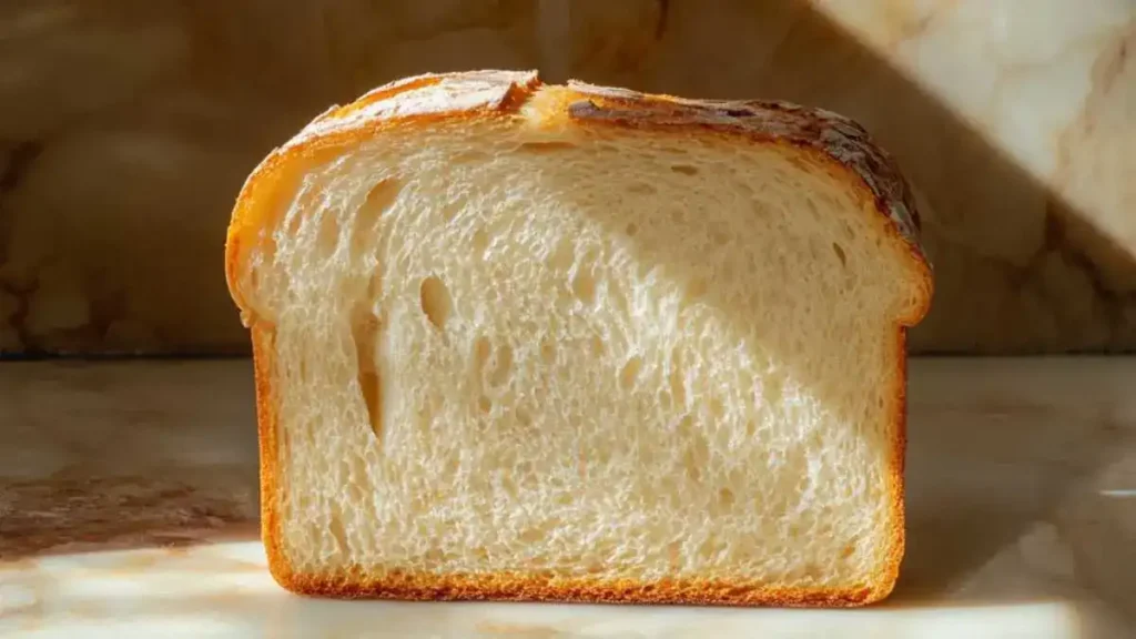 A golden-brown toasted slice of bread