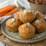 Carrot coconut muffins