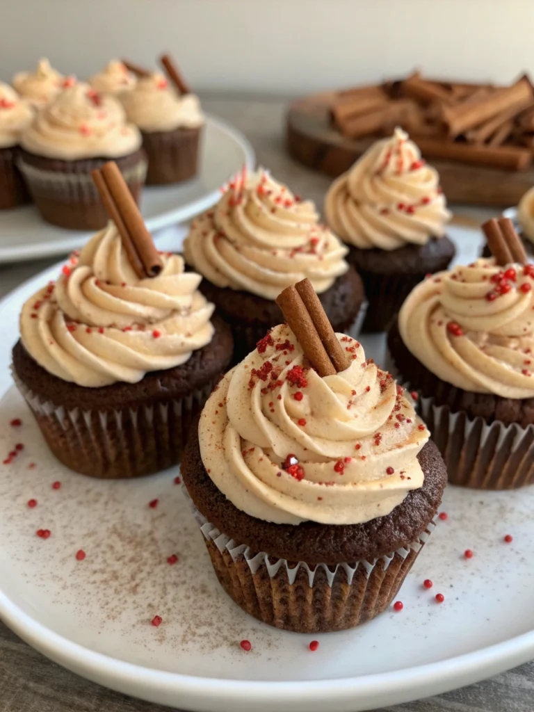 Chai latte cupcakes