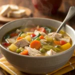 Turkey and vegetable soup