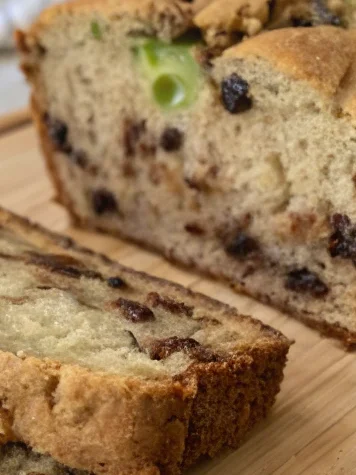Zucchini chocolate chip bread